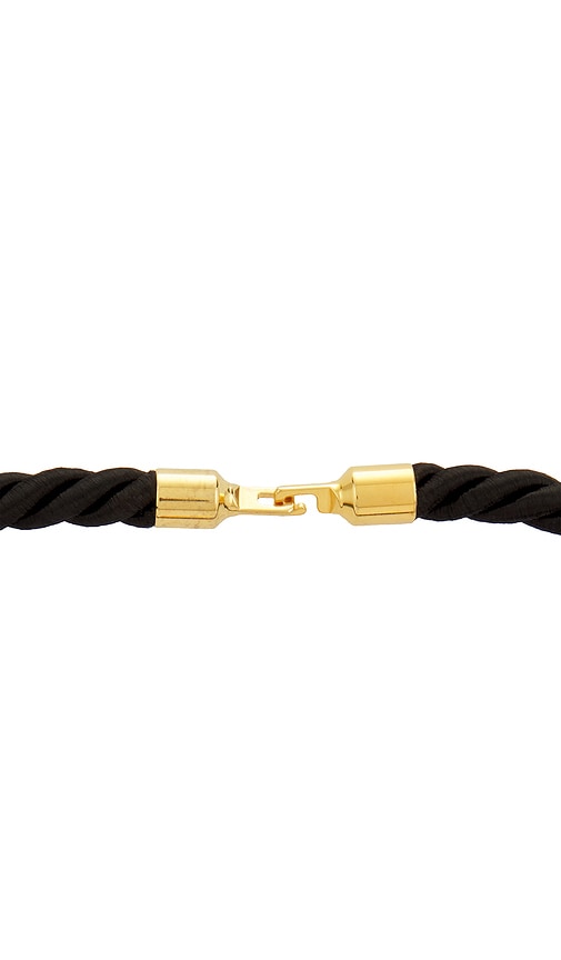  Timeless Pearly Shell Cord Necklace In Black. 
