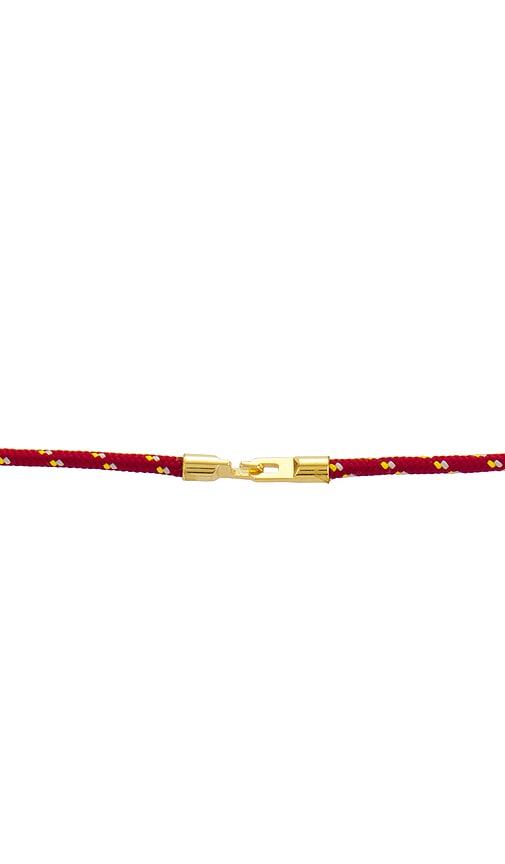  Timeless Pearly Shells Rope Necklace In Red. 