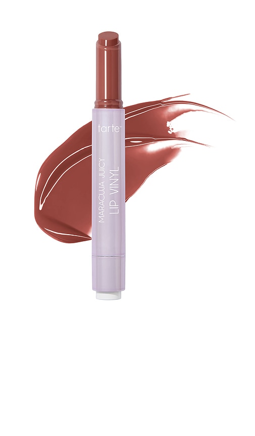 Maracuja Juicy Lip Vinyl in Rosy Brown.
