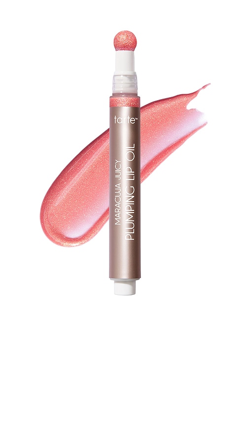 Maracuja Juicy Plumping Lip Oil in Shimmering Rose.