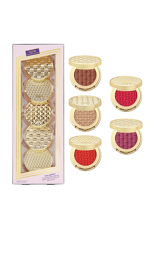 Stay Golden Amazonian Clay Cheek Set in Reds & Berries