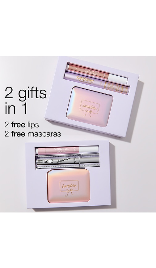 tarte Tarte's Kindness Cafe Collectors Set - back view in Pink