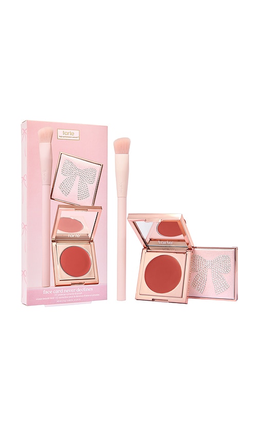 tarte Face Card Never Declines CC Undereye & Brush in Red.