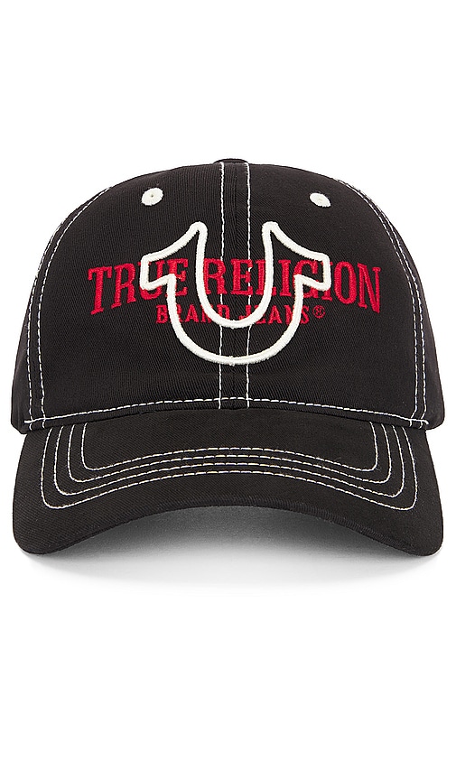 Shop True Religion Dad Cap In 黑色