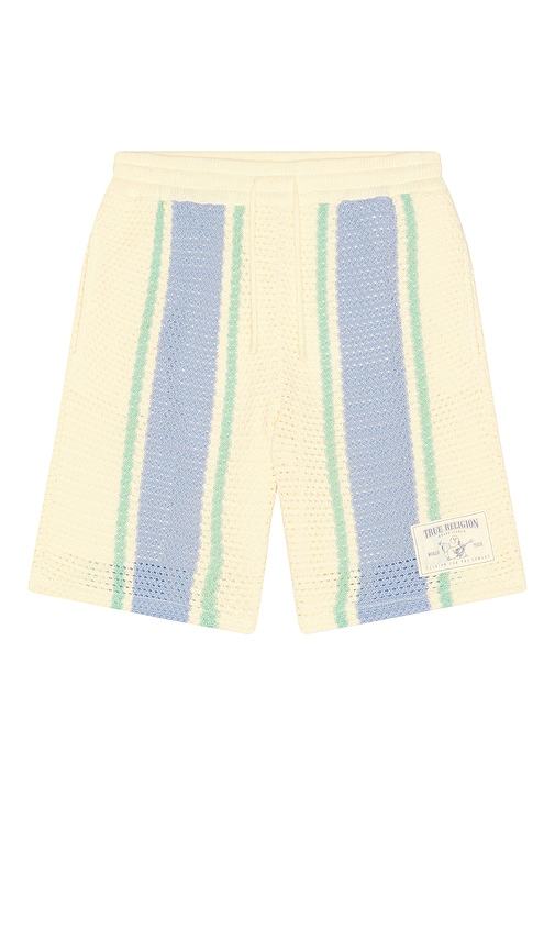True Religion Knit Stripe Shorts | Thumbnail 4