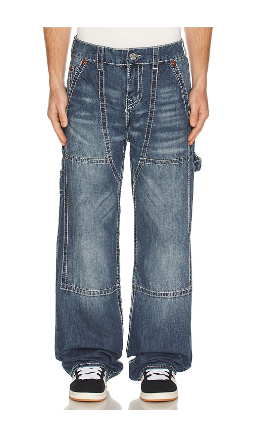 True Religion Vinny Ultra Baggy Carpenter Big T Denim Pant