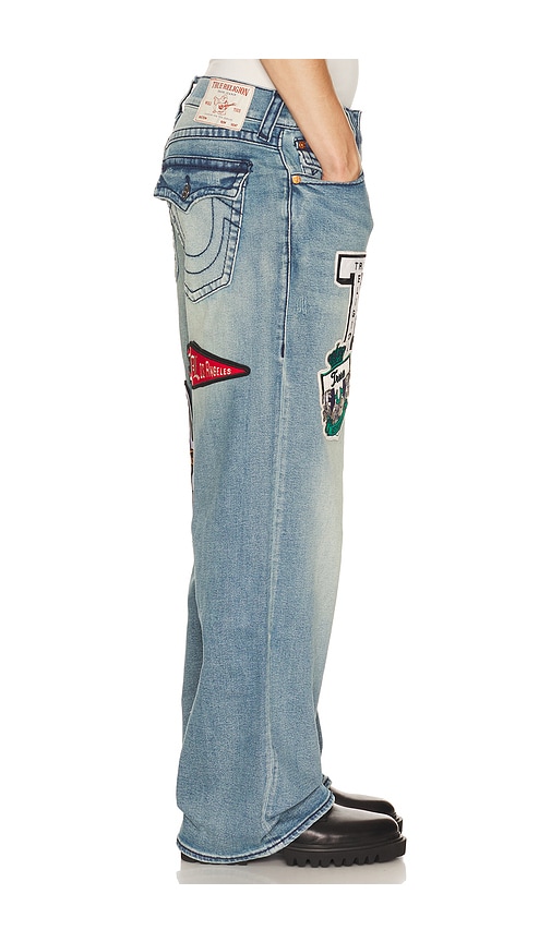 True Religion Patch Vinny Flap Jeans In Blue