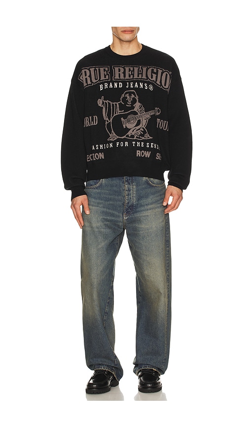  True Religion Strick Cinched In Black. Größe S. Also In M, L, Xl/1x. 