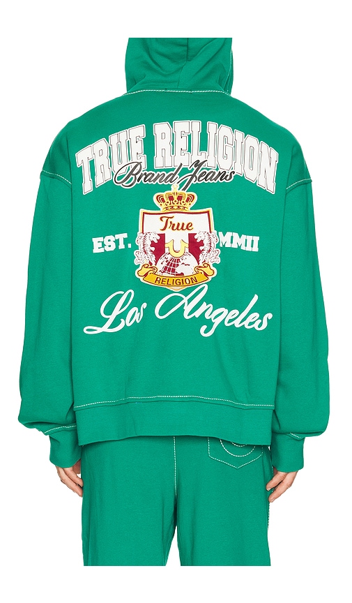  True Religion Hoodie Crest In Green. Größe S. Also In M, L, Xl/1x. 