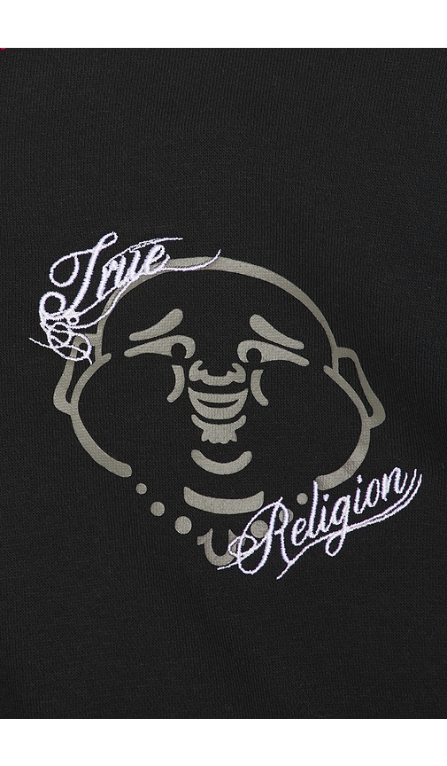 True Religion Buddha Face Big T Boxy Zip Up Hoodie | Thumbnail 6 True Religion Buddha Face Big T Boxy Zip Up Hoodie | Thumbnail 6