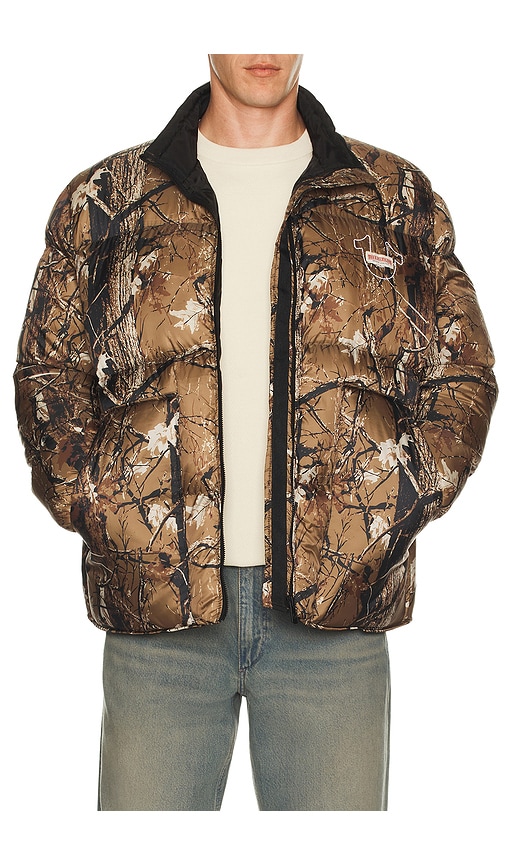 True Religion Puffer Jacket In Multi