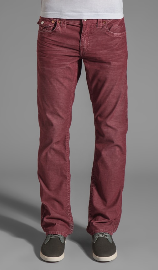 burgundy true religion jeans