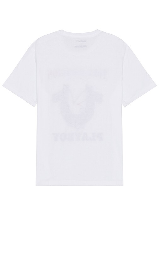 Shop True Religion X Playboy Big T Bunny Tee In Optic White