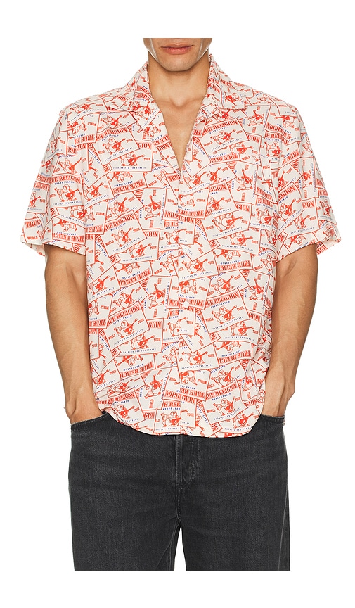  True Religion Hemd In Red. Größe M. Also In L, Xl/1x. 