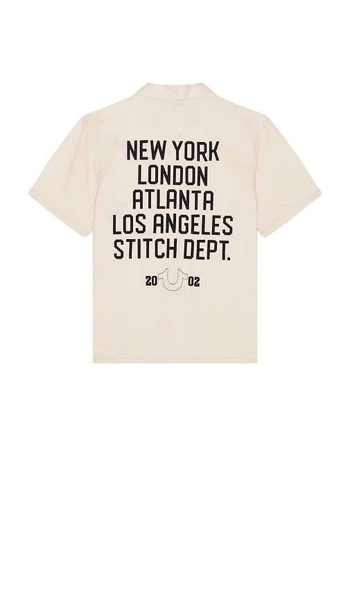 True Religion Graphic Camp Shirt