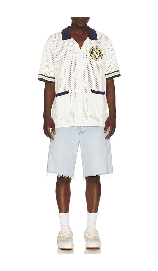  True Religion Hemd Horseshoe Crest In White. Größe S. Also In M, L, Xl/1x. 