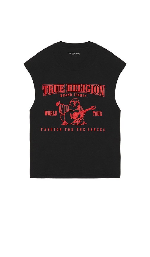 True Religion Cut Off Logo Tee | Thumbnail 4 True Religion Cut Off Logo Tee | Thumbnail 4