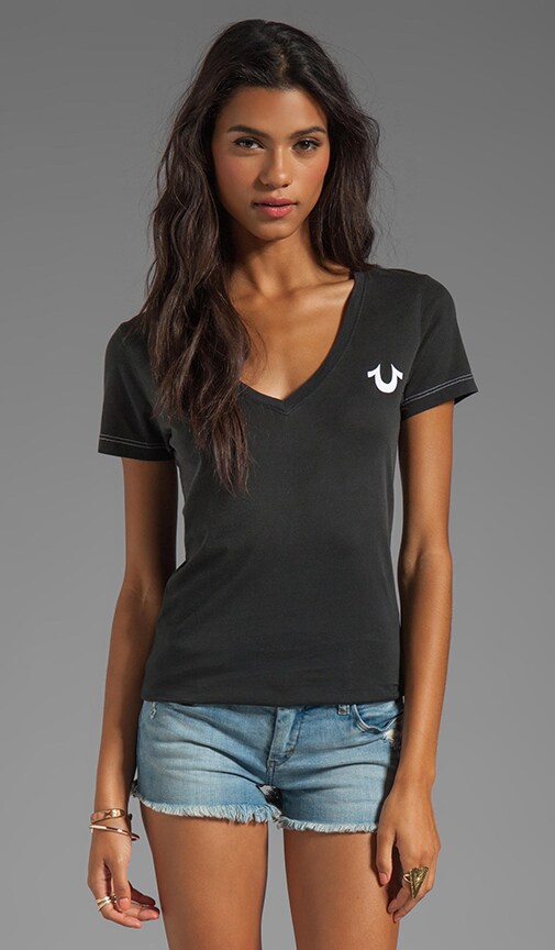 Basic Logo V-Neck Tee