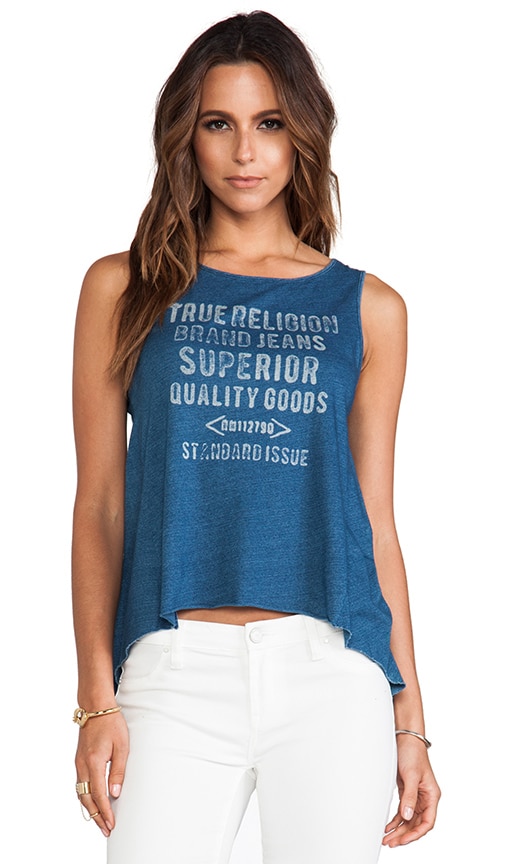 Indigo Jersey Tank
