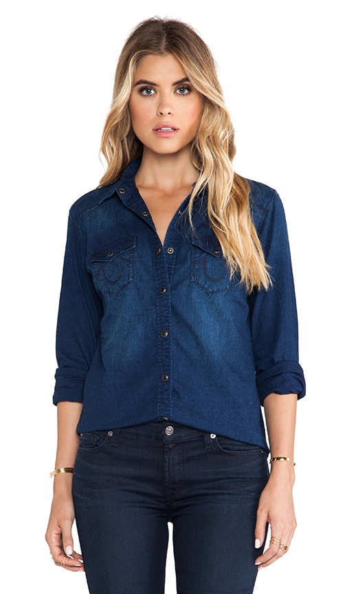 True religion western shirt fashion