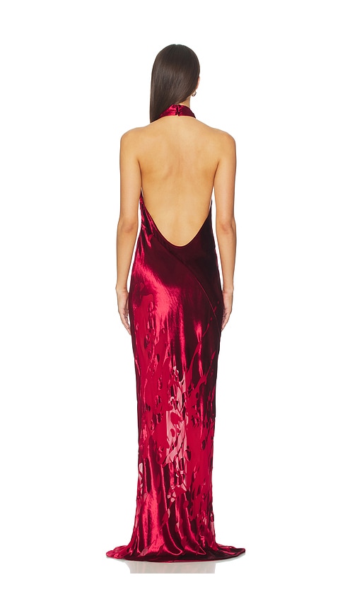  The Sei Langes Neckholder-kleid In Red. Größe 0. Also In 2, 6, 8, 10. 