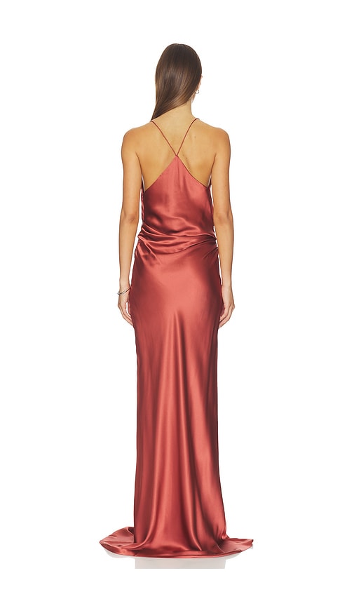  The Sei Kleid Mit Bias-cut Und Wasserfallausschnitt In Rose. Größe 2. Also In 4, 6, 8. 