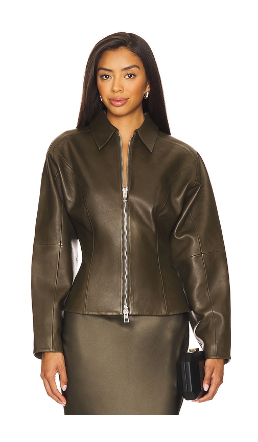 Fitted Leather Jacket in . - size 0 (also in 10, 2, 4, 6, 8) - The Sei - Modalova