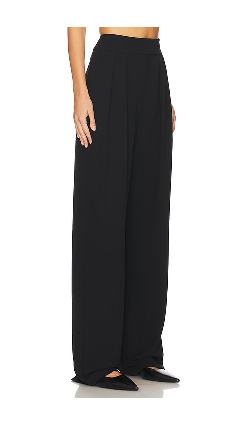 Shop The Sei Double Pleat Trouser In Black