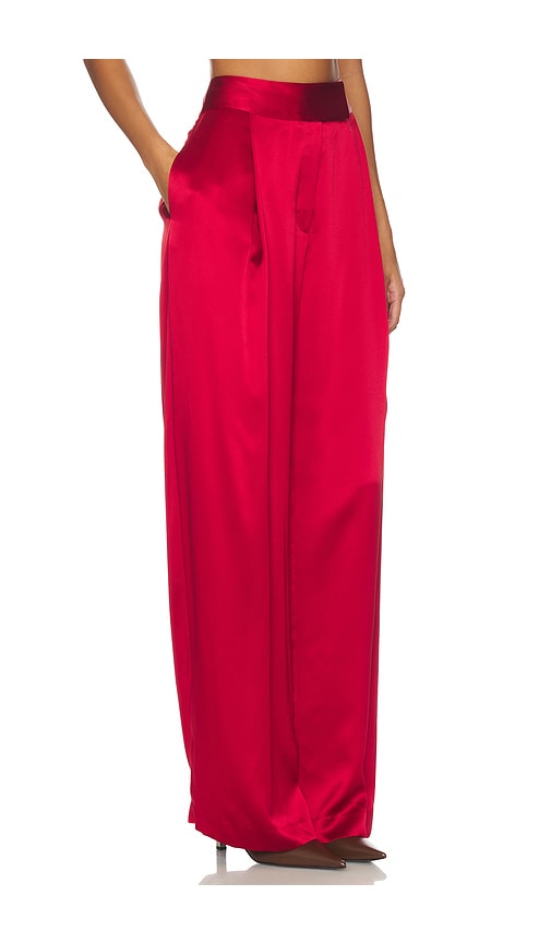 The Sei Relaxed Trouser In Red