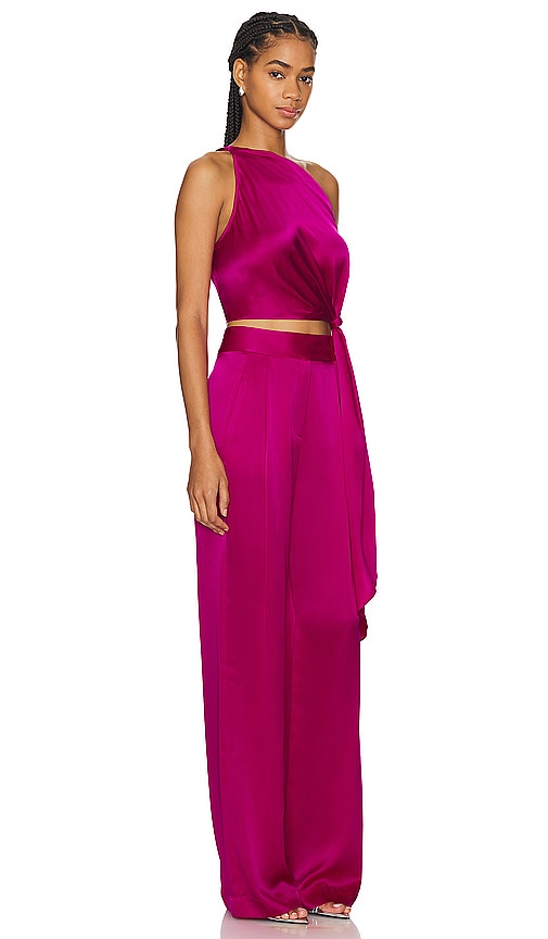 Shop The Sei One Shoulder Top With Tail In Purple