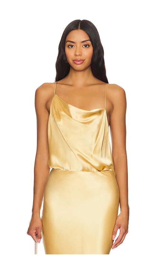 Shop The Sei Cowl Cami With Tie In Honey