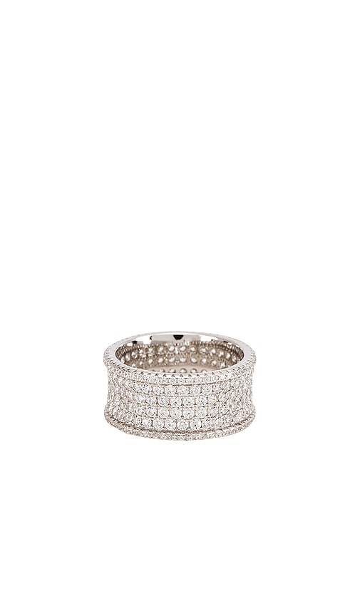 Iced Out Four Row Ring