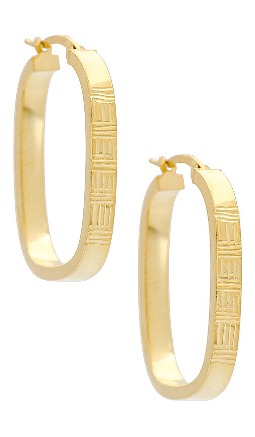 The M Jewelers NY Nile Hoops in Gold