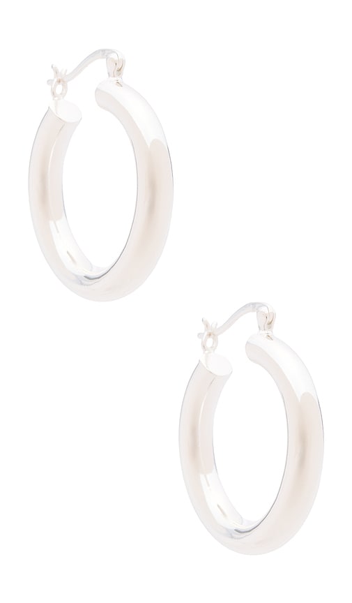 The M Jewelers Ny The Large Ravello Hoops In Silver