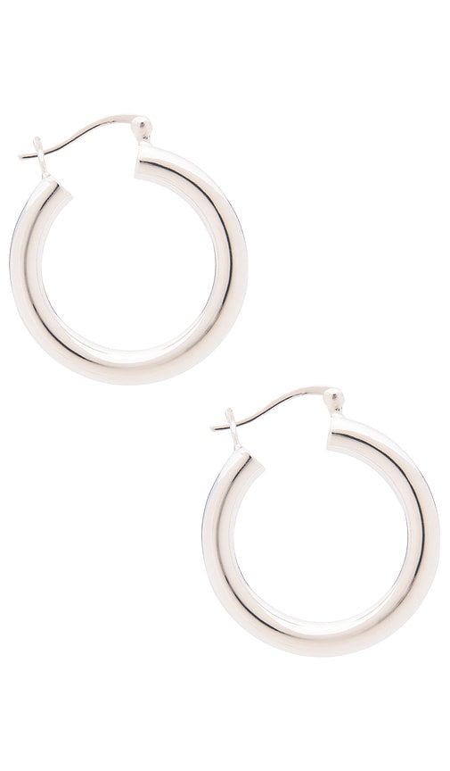 The M Jewelers Ny The Large Ravello Hoops In Silver