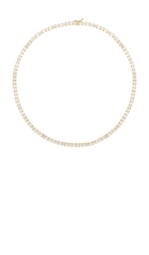 The M Jewelers NY 4mm Necklace in Metallic Gold.