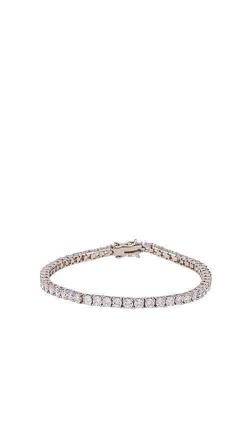 The M Jewelers NY The Pave Tennis Bracelet in Silver