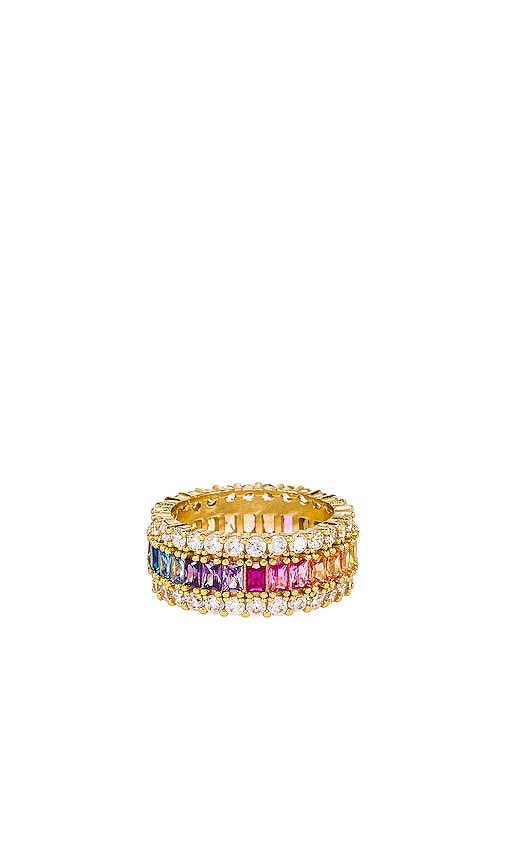 Three Row Rainbow Ring The M Jewelers NY $100 