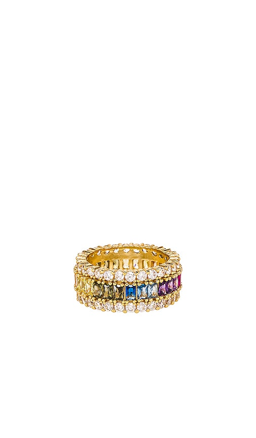 Three Row Rainbow Ring The M Jewelers NY $100 