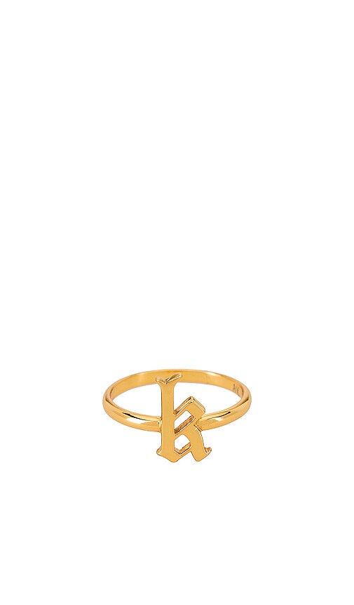 The Gothic Letter K Ring