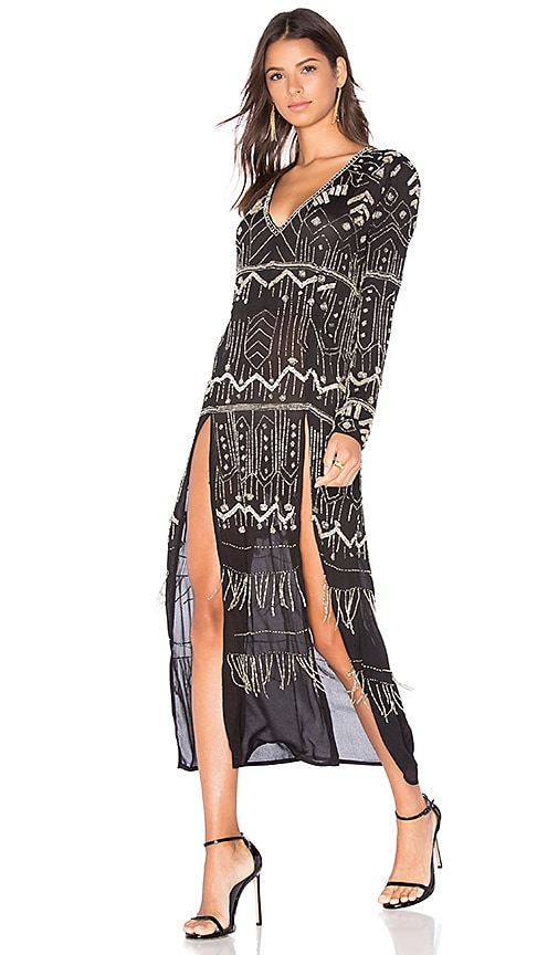 Tessora Embellished Maxi Dress in Black | REVOLVE