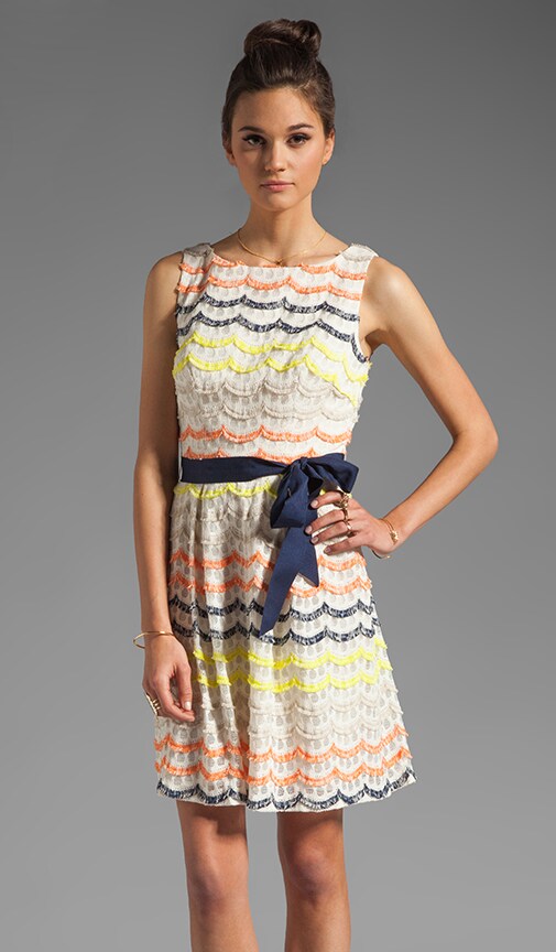 Scallop Fringe Lace Heights Dress