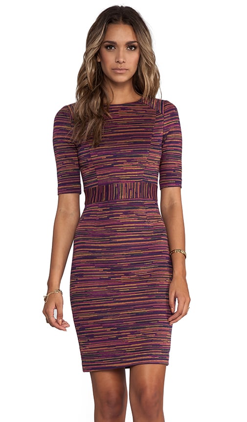 Ponte Jacquard Monarch Dress