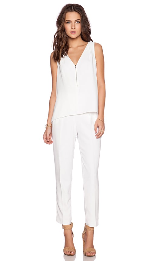 trina turk white jumpsuit