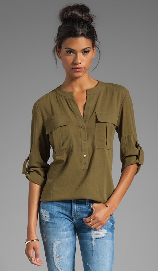 Cloud 9 Cotton mesh Jemison Blouse
