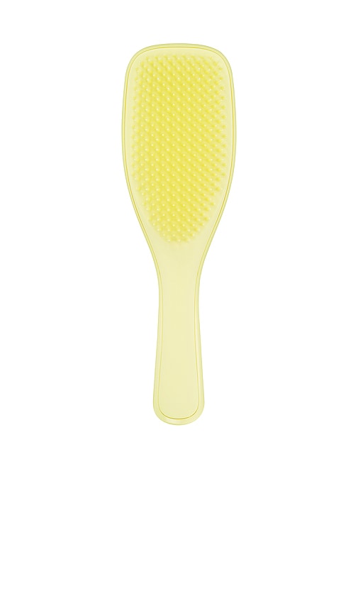 The Plant Brush For Naturally Curly Hair in Pastel Lemon.