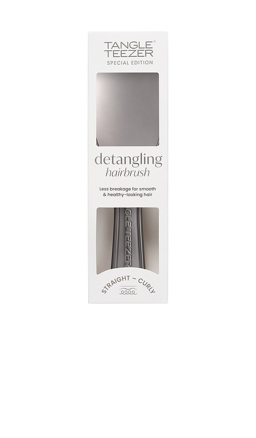 Tangle Teezer The Chrome Ultimate Detangler in Midnight Silver.