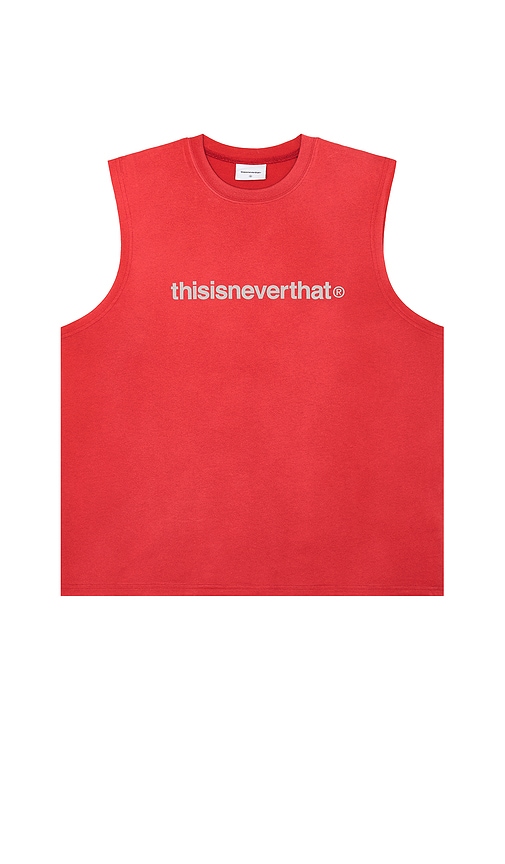 Shop Thisisneverthat T-logo Sleeveless In 레드