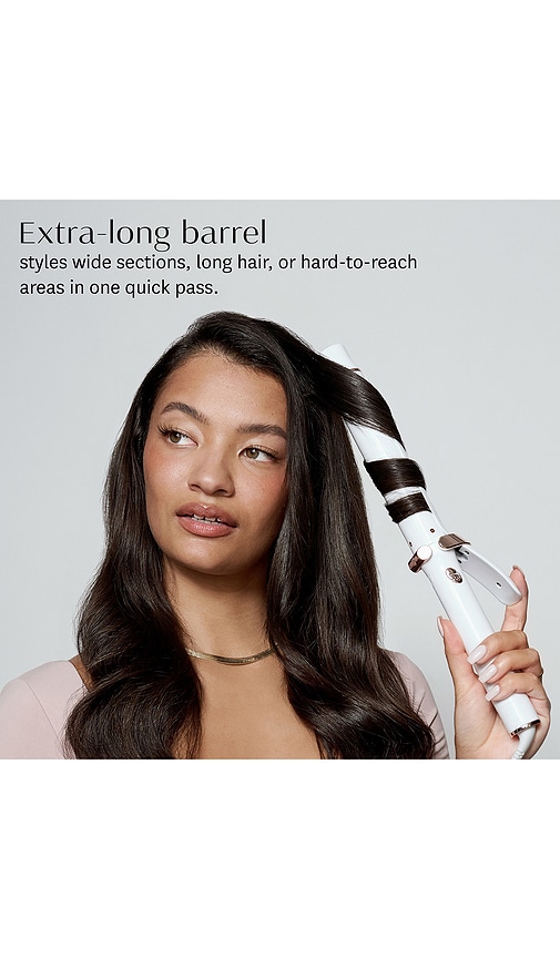T3 Singlepass Curl X 1 Ceramic Extra-long Barrel Curling Iron