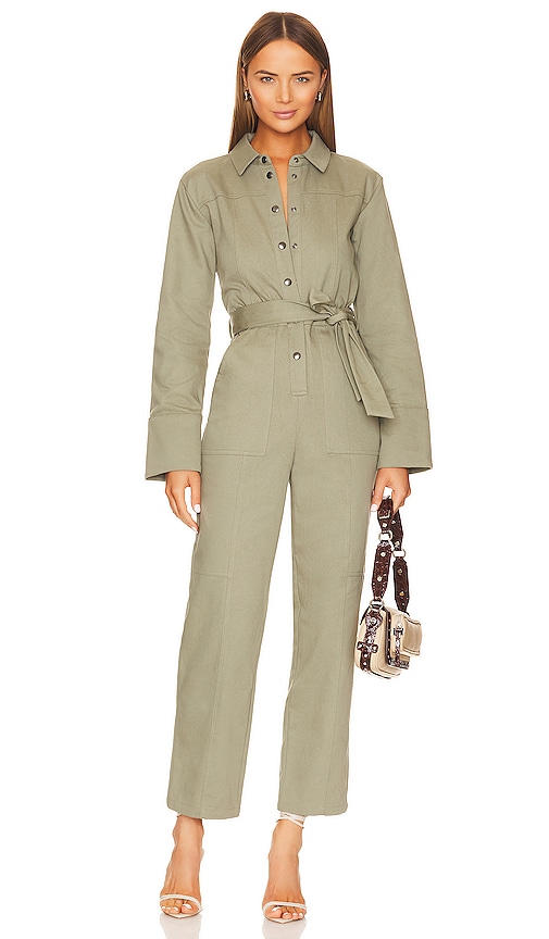 Tularosa Tommy Jumpsuit In Sage Green